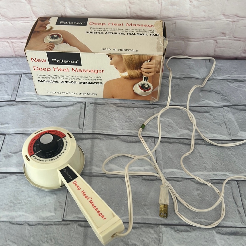 Vintage POLLENEX HEAT MASSAGER